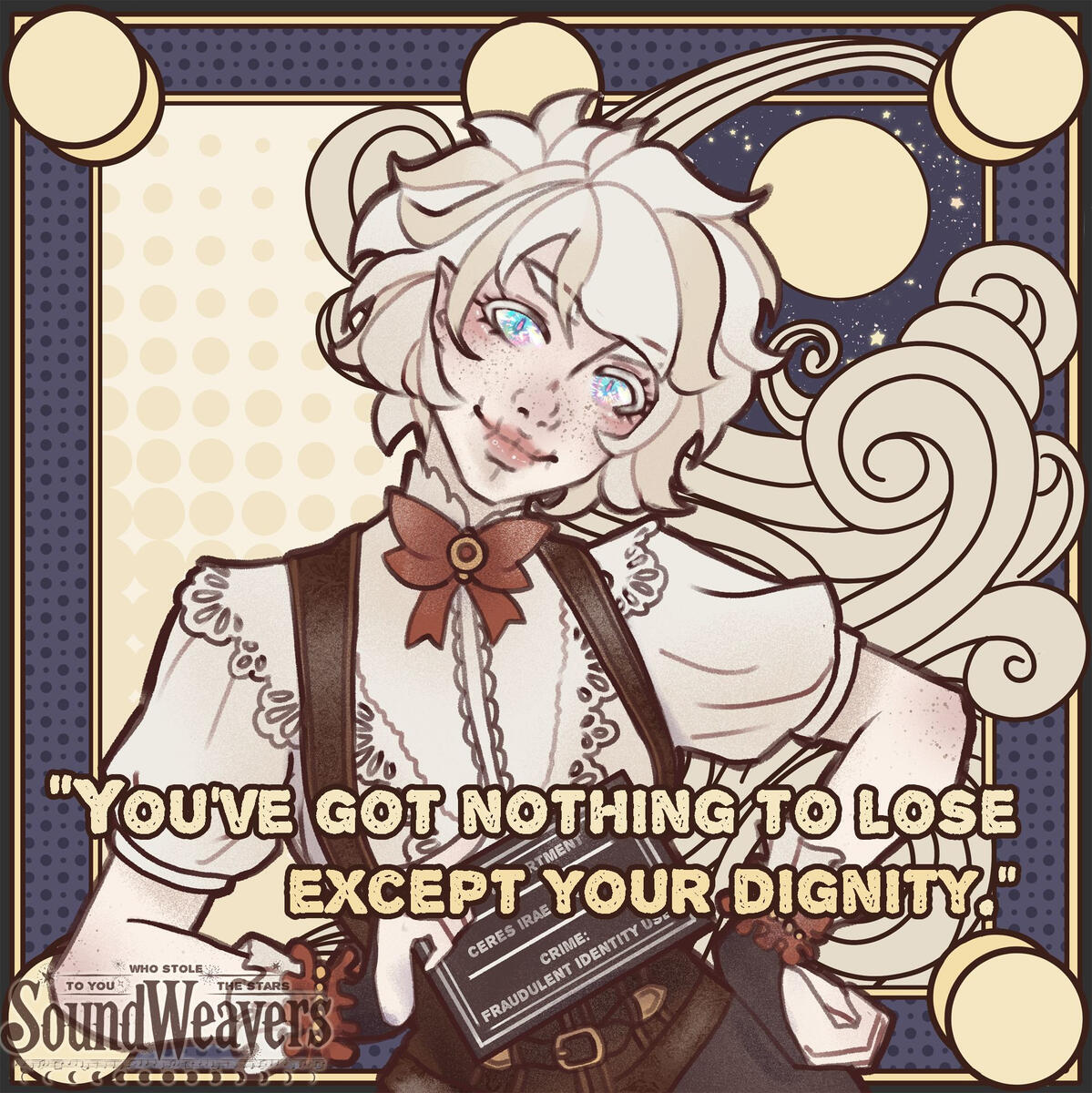 "You’ve got nothing to lose except your dignity."